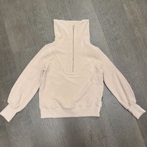 VARLEY-Vine Rib Pullover (Cement)-Size Small